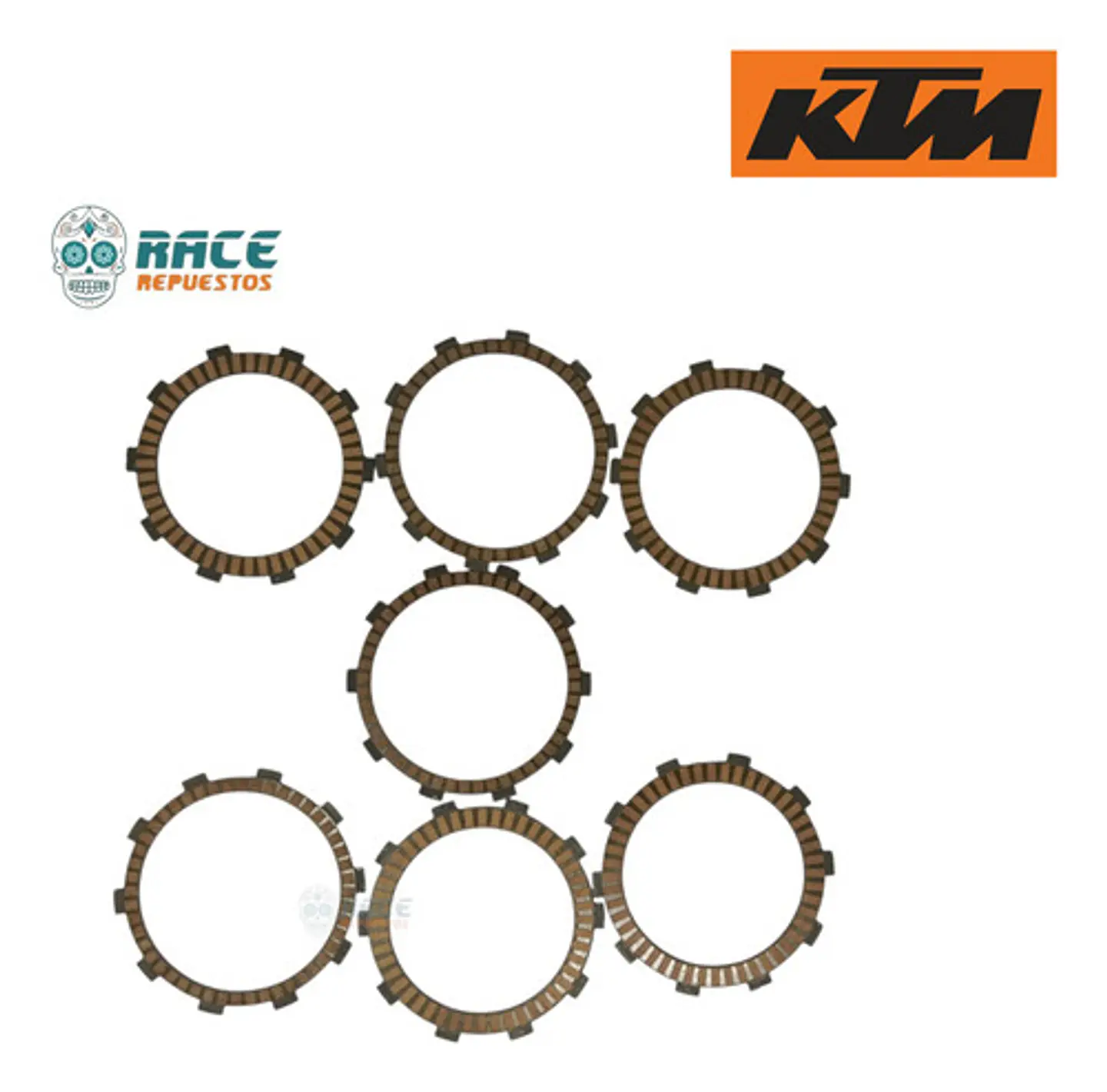 Discos Embrague Original Ktm Adventure 390 Svartpilen 250 3