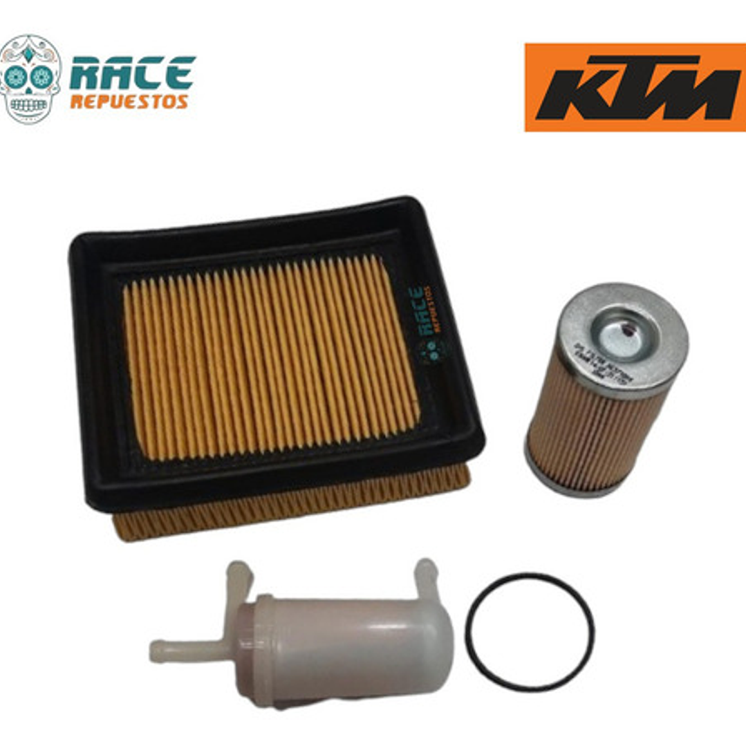 Kit De Servicio Completo Ktm Rc 200 (filtros) 2