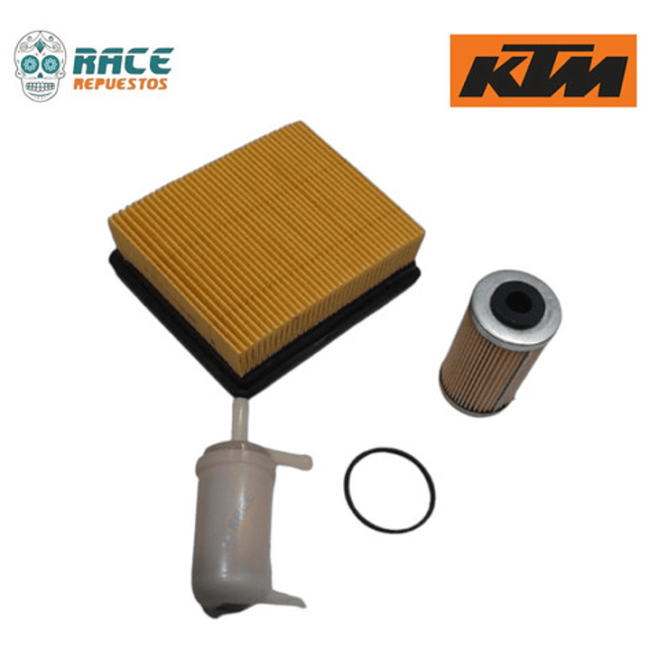 Kit De Servicio Completo Ktm Rc 200 (filtros) 3