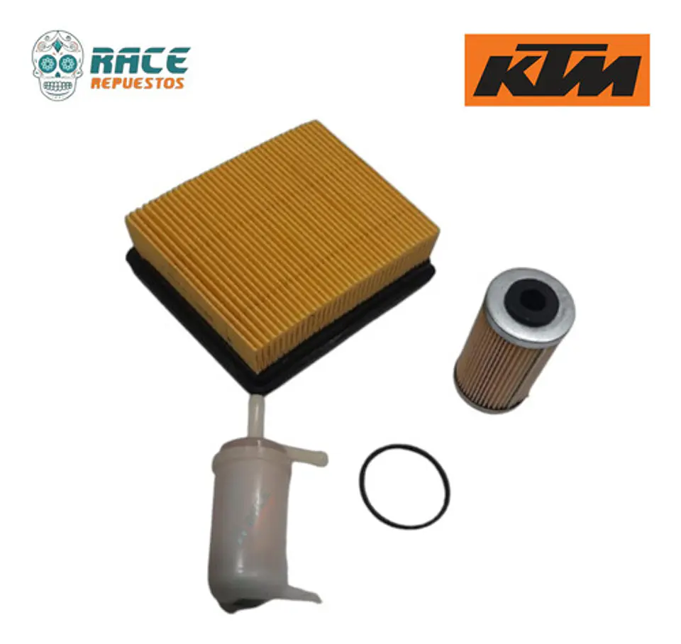 Kit De Servicio Completo Ktm Rc 200 (filtros) 3