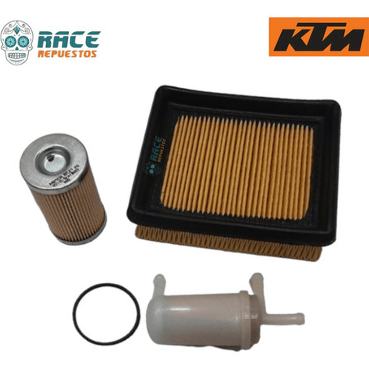 Kit De Servicio Completo Ktm Rc 200 (filtros) 4