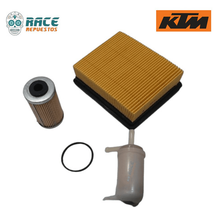Kit De Servicio Completo Ktm Rc 200 (filtros) 6