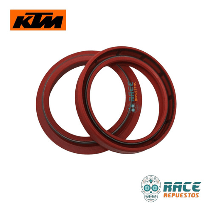 Retenes Suspension Guardabarro Del. Rojo Rc 200/390 Original 5