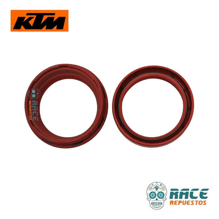 Retenes Suspension Guardabarro Del. Rojo Rc 200/390 Original 7