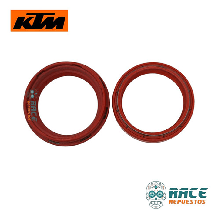 Retenes Suspension Guardabarro Del. Rojo Rc 200/390 Original 9