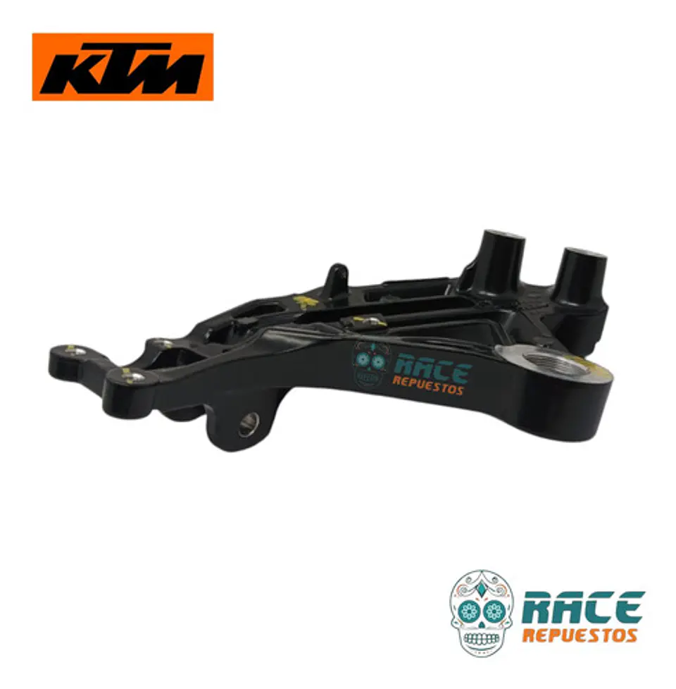 Base De Posapie Delantero Derecho Ktm Duke 200 Original Negro 3