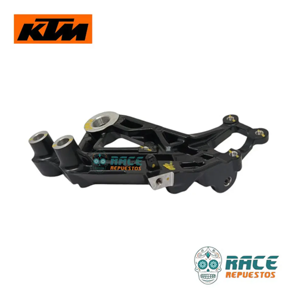 Base De Posapie Delantero Derecho Ktm Duke 200 Original Negro 4