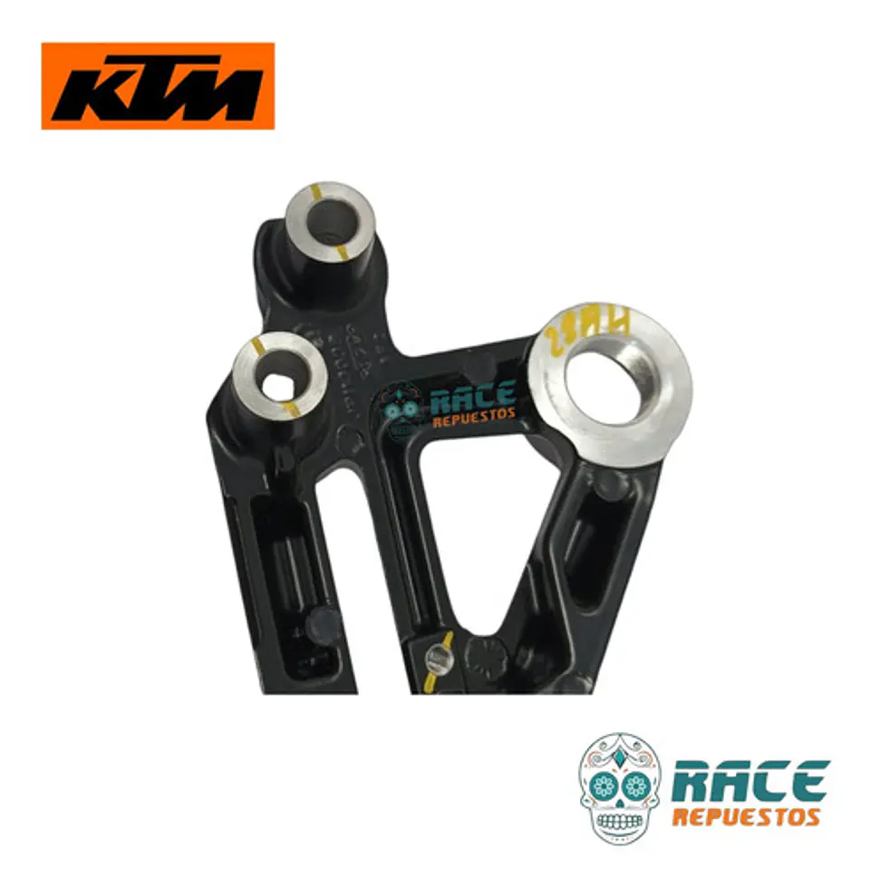 Base De Posapie Delantero Derecho Ktm Duke 200 Original Negro 5