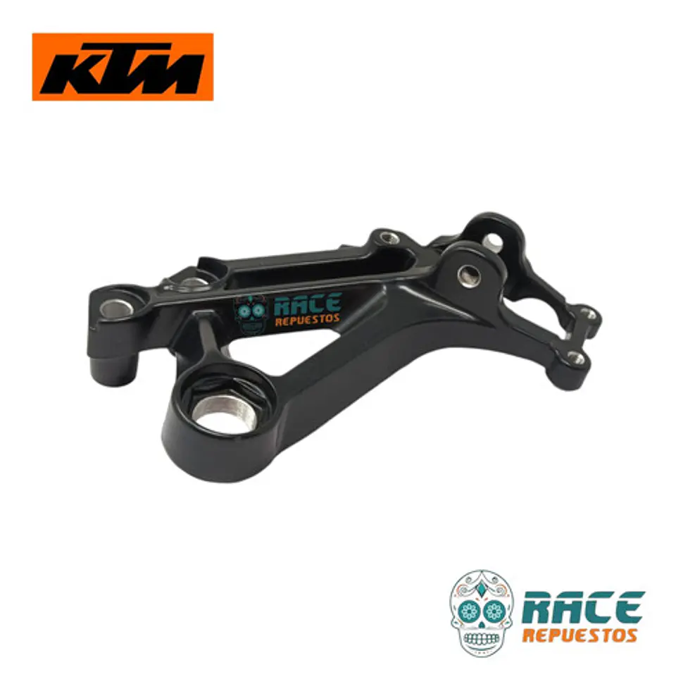 Base De Posapie Delantero Derecho Ktm Duke 200 Original Negro 6