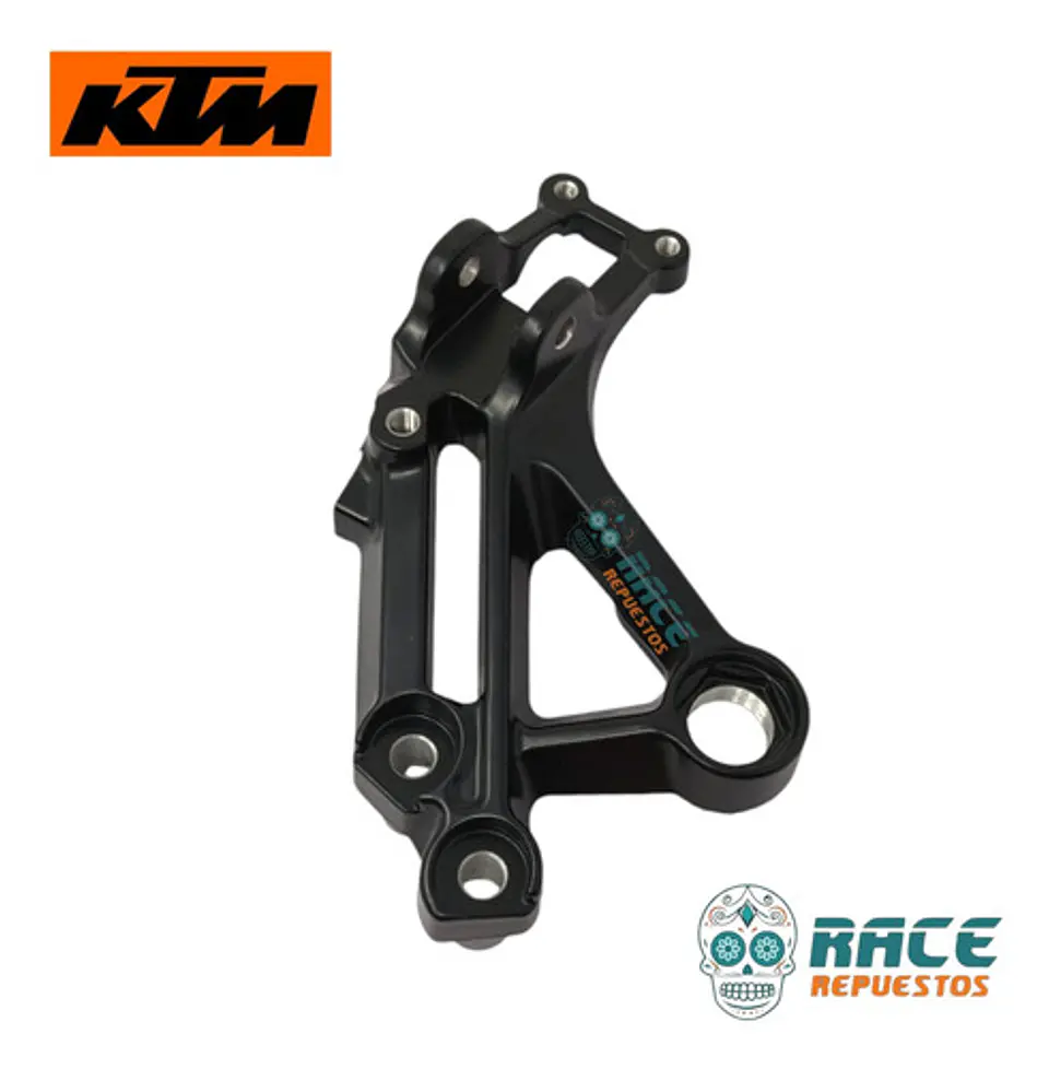 Base De Posapie Delantero Derecho Ktm Duke 200 Original Negro 8