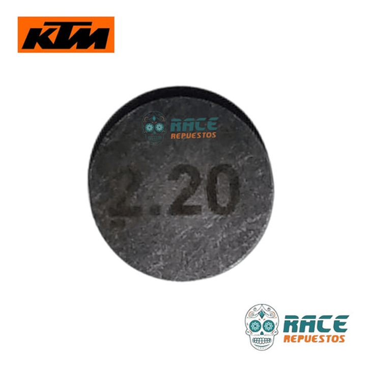 Arandela Ajuste Valvula 2.20mm Ktm Duke 250 Original Nueva 2