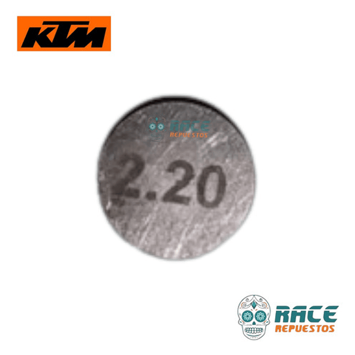 Arandela Ajuste Valvula 2.20mm Ktm Duke 250 Original Nueva 4