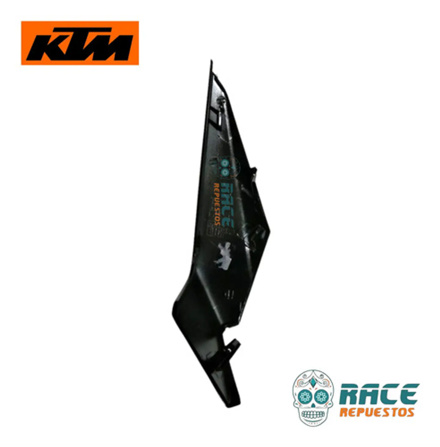 Tapa Foco Izquierdo Ktm Duke 200ng Original Negro 6