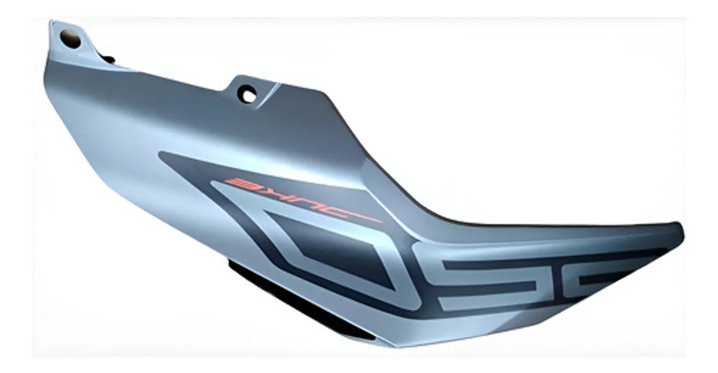 Tapa Estanque Izquierda Ktm Duke 250 Original Nueva Plateado 1