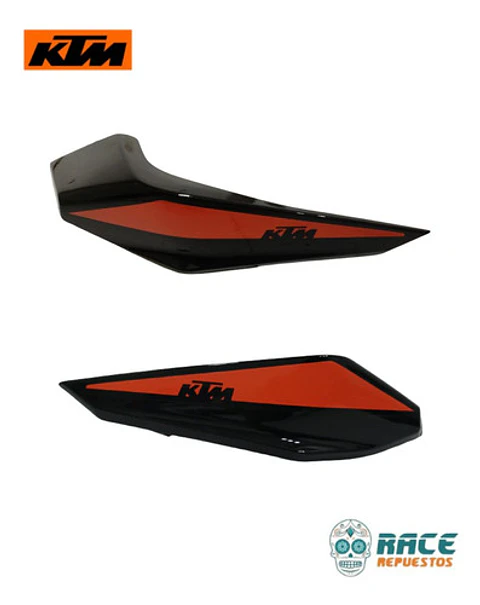 Kit Mascarilla Foco Ktm Duke 390 Negro 2020 2023 Original