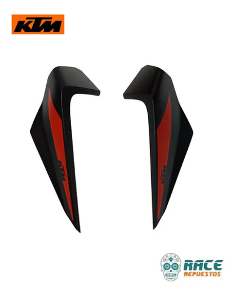 Kit Mascarilla Foco Ktm Duke 200ng Negro Original Nuevo