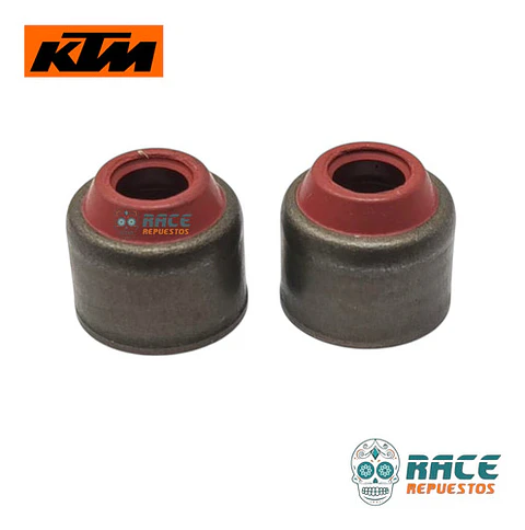 Juego Sellos Reten De Valvula Ktm Duke 250 Original Nuevo