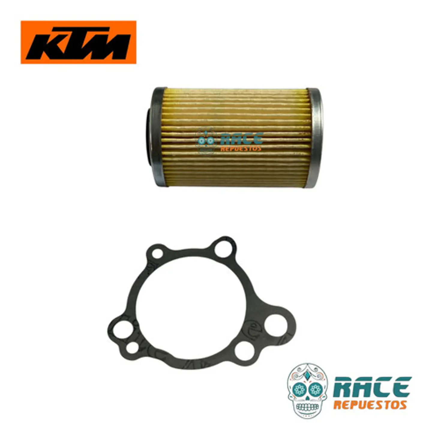 Kit Filtro De Aceite Y Empaque Ktm Svartpilen 401 Original 2