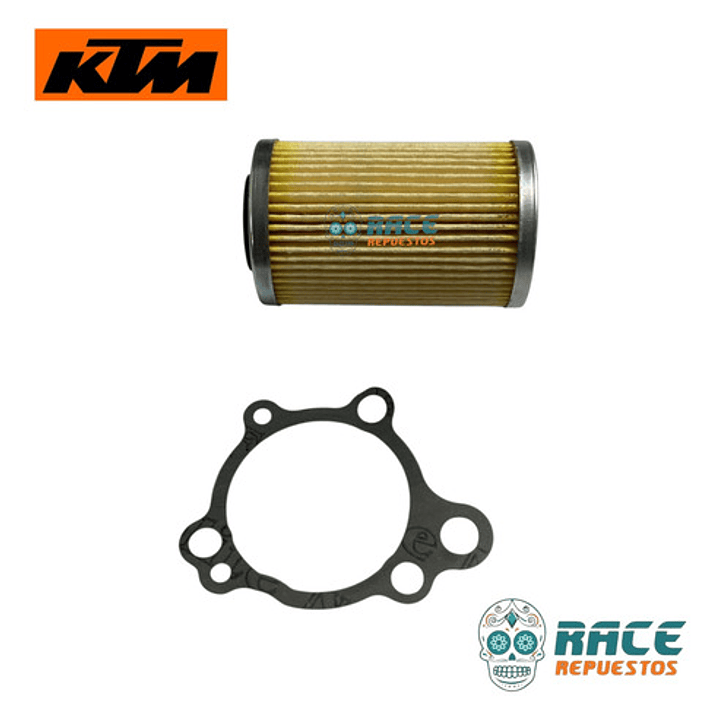 Kit Filtro De Aceite Y Empaque Ktm Svartpilen 401 Original 2