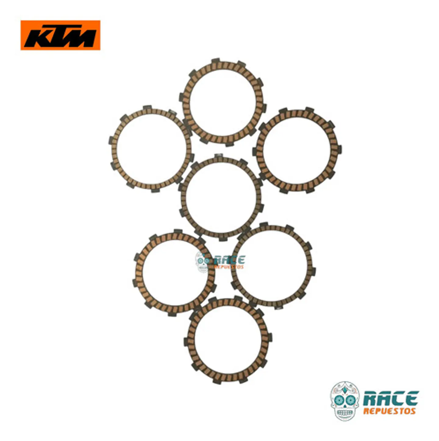 Kit Discos Embrague Ktm Duke 390 Gen-3 Original Nuevo 3