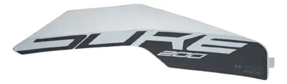 Calcomania Izquierda Blanca Ktm Duke 200 Original Nuevo Blanco 1