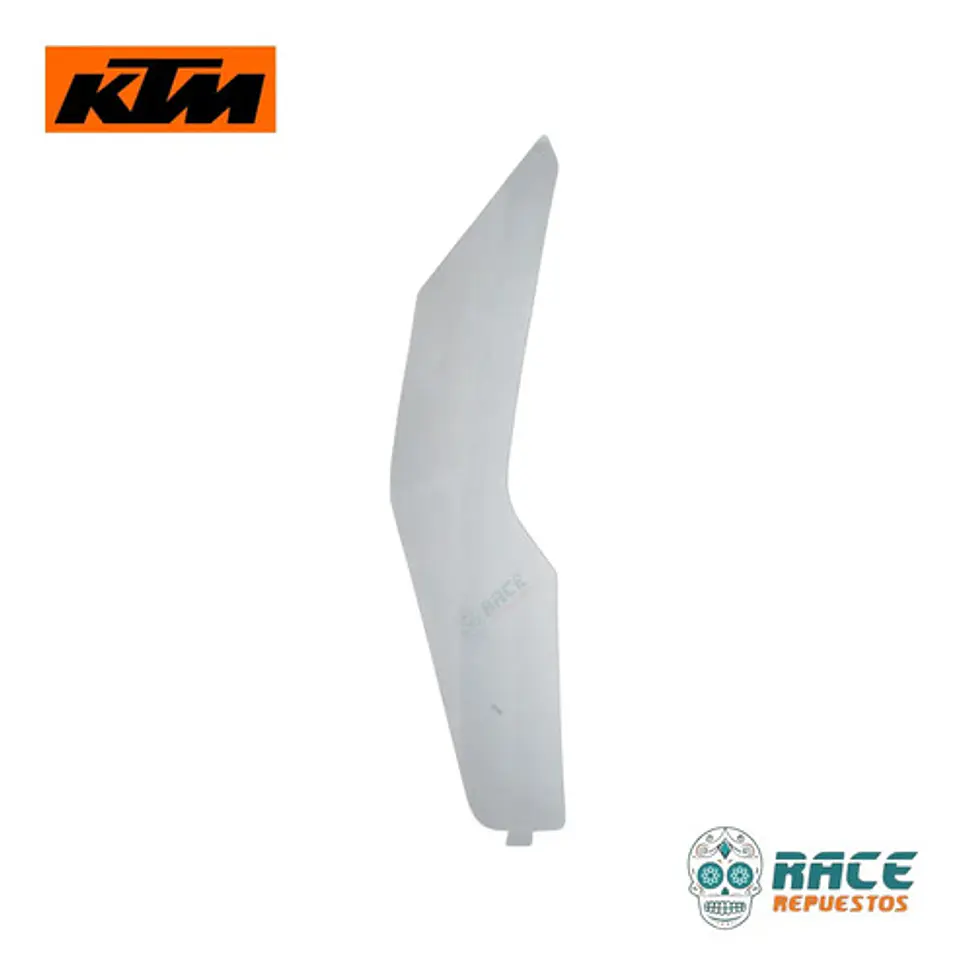 Calcomania Izquierda Blanca Ktm Duke 200 Original Nuevo Blanco 6