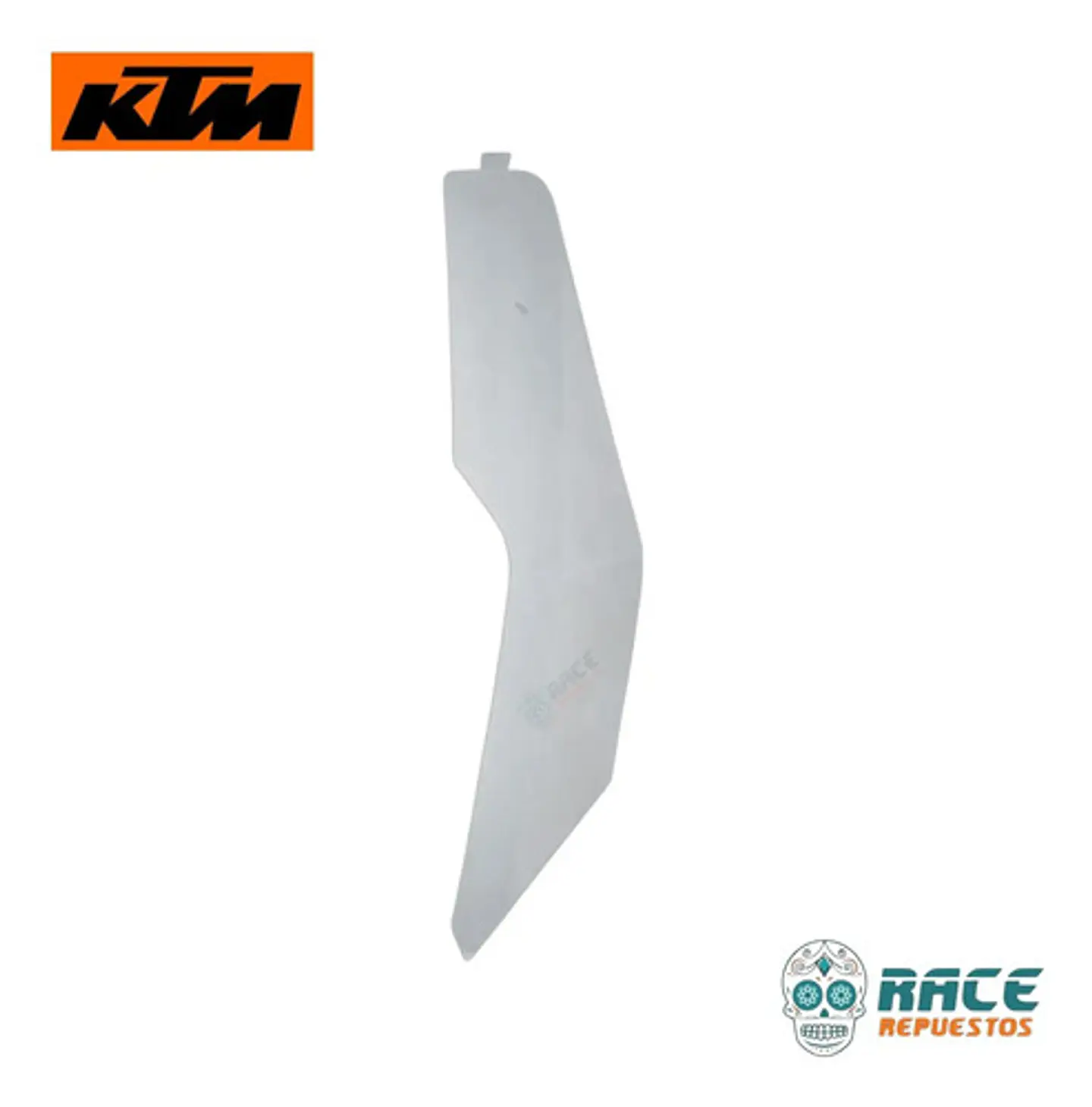 Calcomania Izquierda Blanca Ktm Duke 200 Original Nuevo Blanco 7