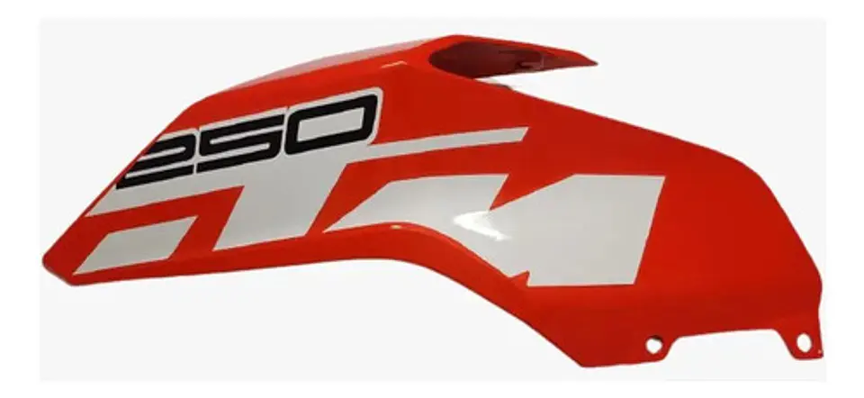 Tapa Tanque Izquierda Ktm Duke 250 Naranja Nueva Naranja 1