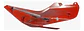 Tapa Tanque Izquierda Ktm Duke 390 Naranja Nueva Naranja - Miniatura 2
