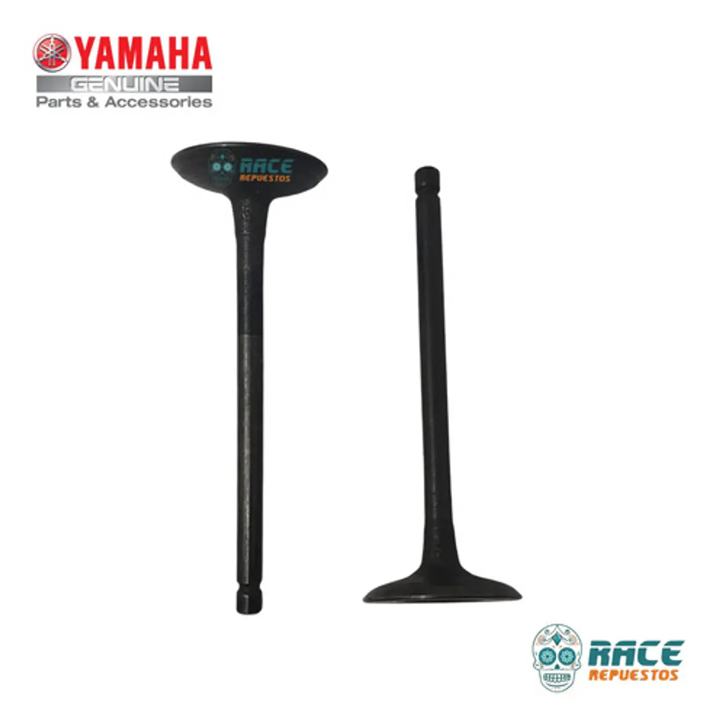 Juego De Válvulas De Escape Yamaha Fz V1 Original Nuevo 1
