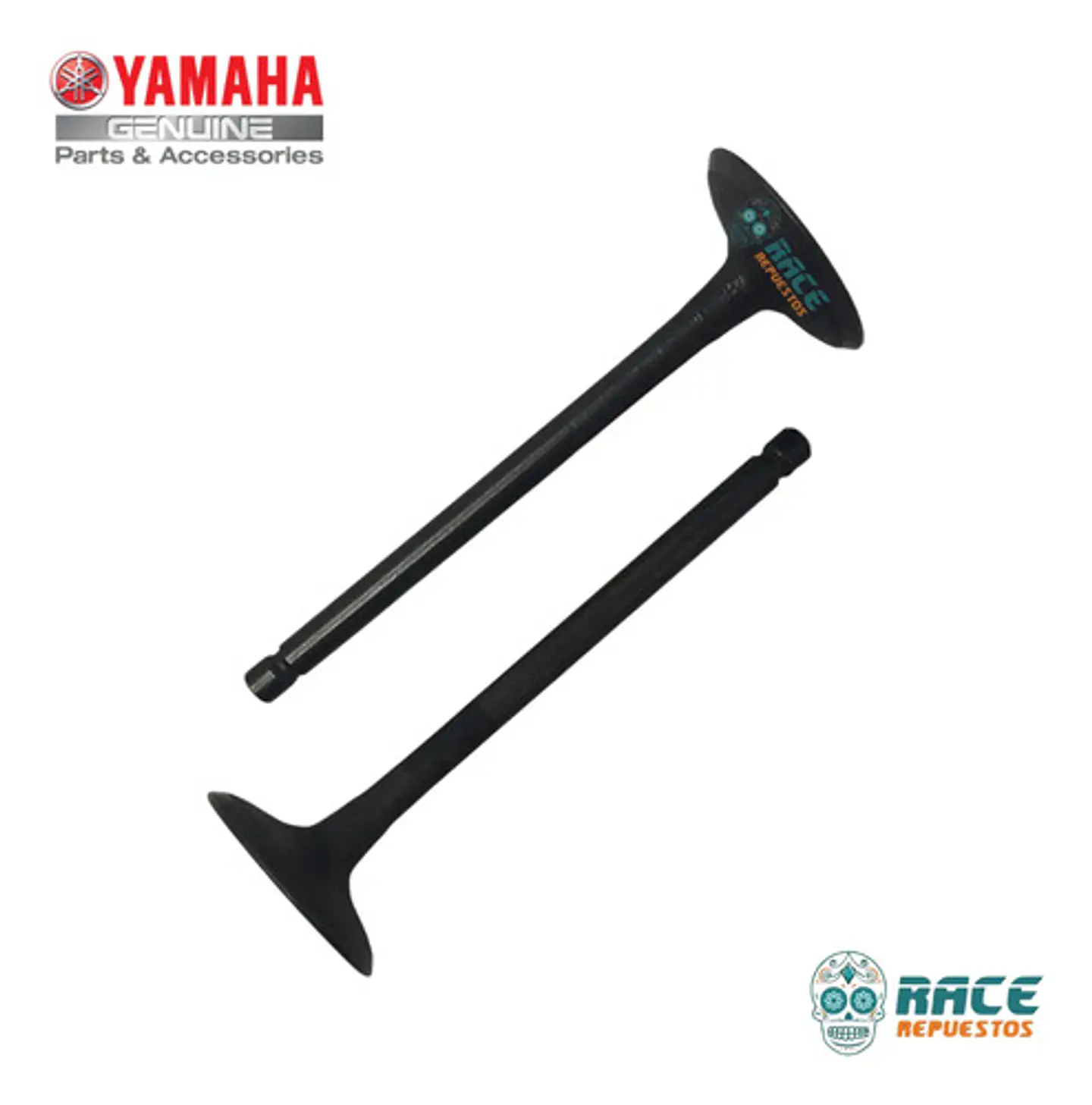 Juego De Válvulas De Escape Yamaha Fz V1 Original Nuevo 4