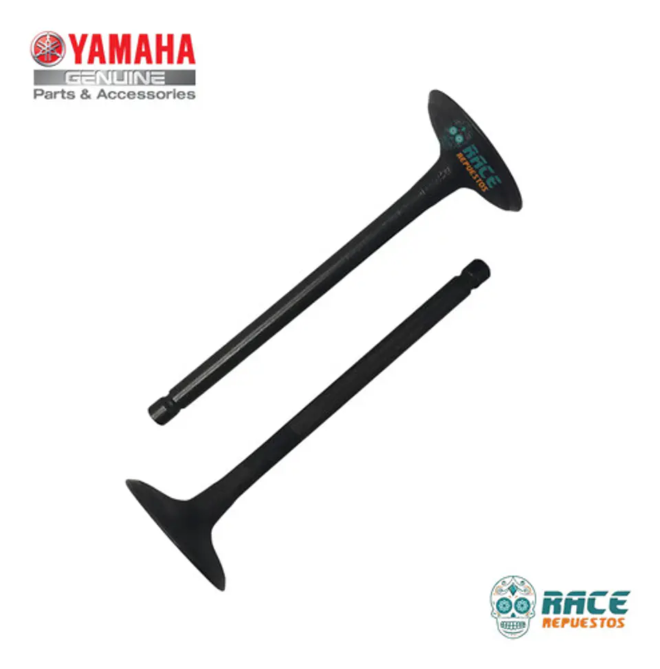 Juego De Válvulas De Escape Yamaha Fz V1 Original Nuevo 4