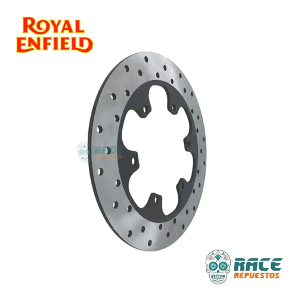 Disco De Freno Trasero Royal Enfield Bullet 350 Original 2