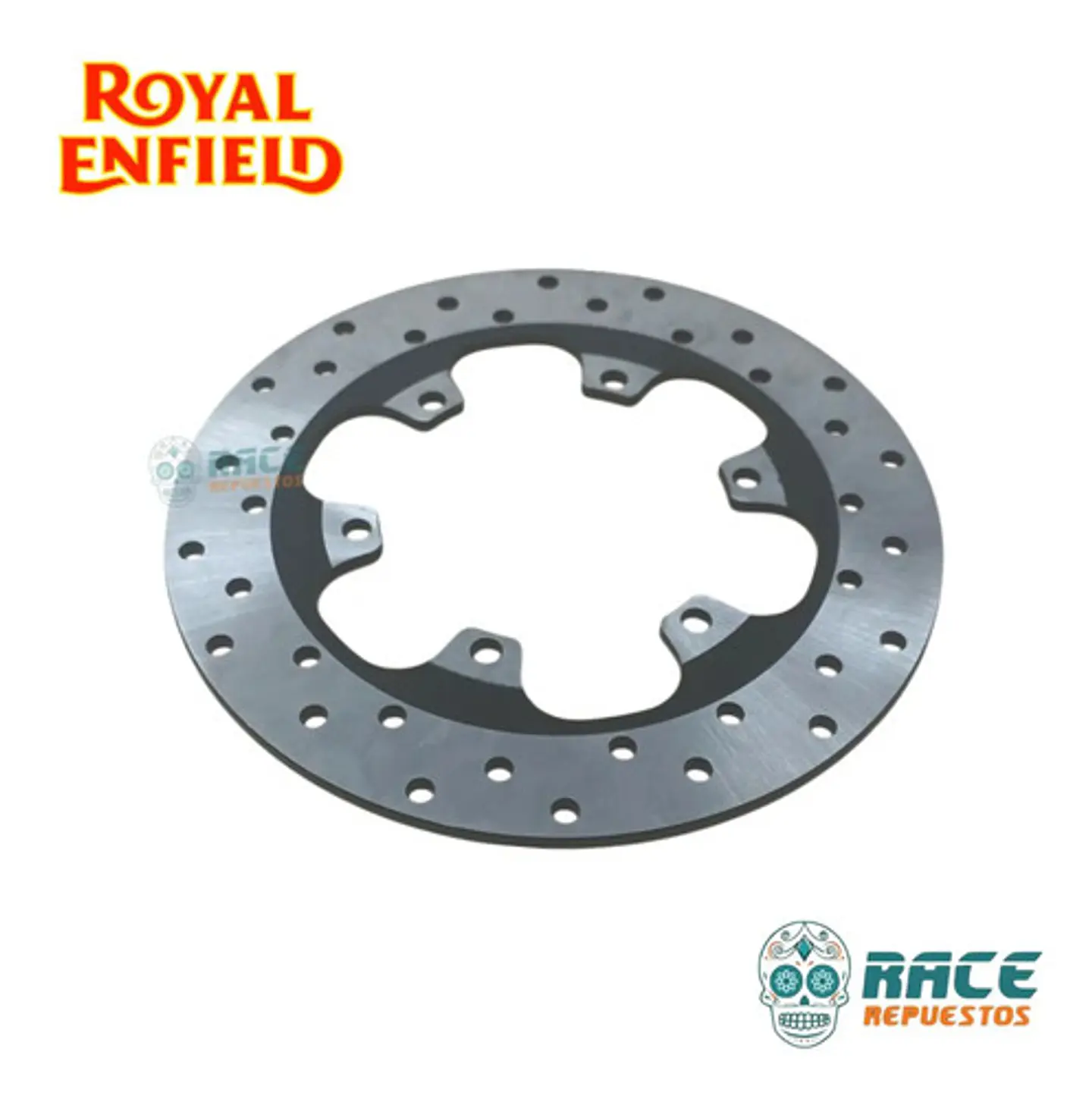 Disco De Freno Trasero Royal Enfield Bullet 350 Original 4