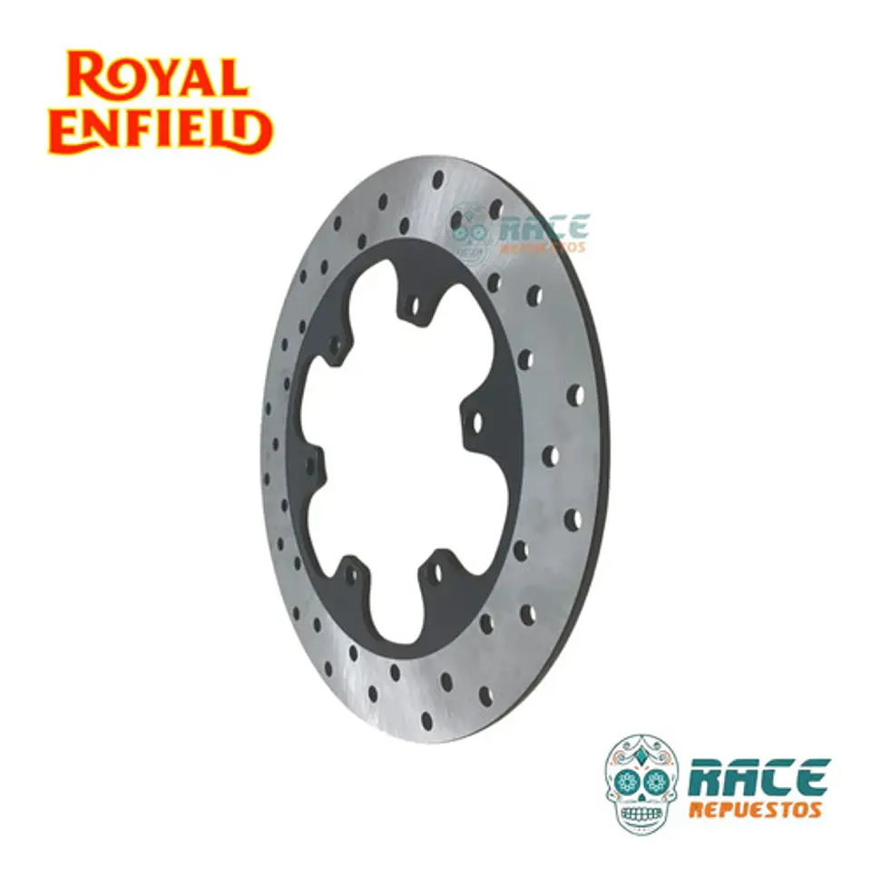 Disco De Freno Trasero Royal Enfield Bullet 350 Original 6