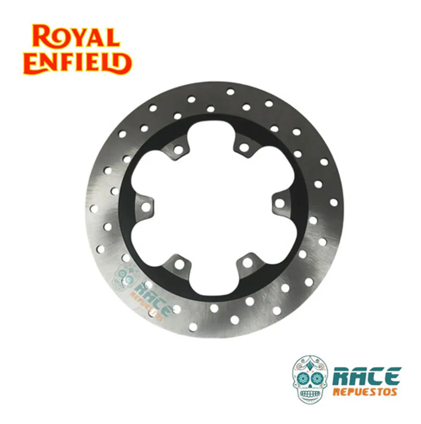 Disco De Freno Trasero Royal Enfield Bullet 350 Original 7