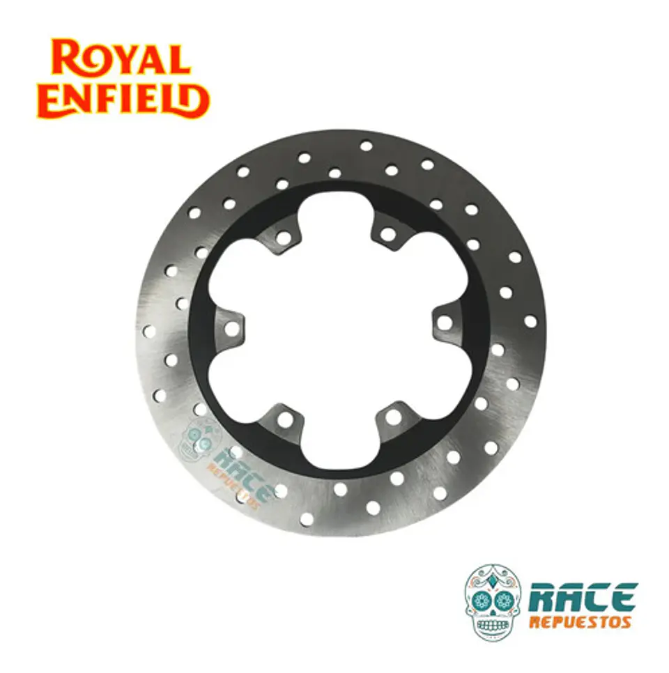 Disco De Freno Trasero Royal Enfield Bullet 350 Original 7