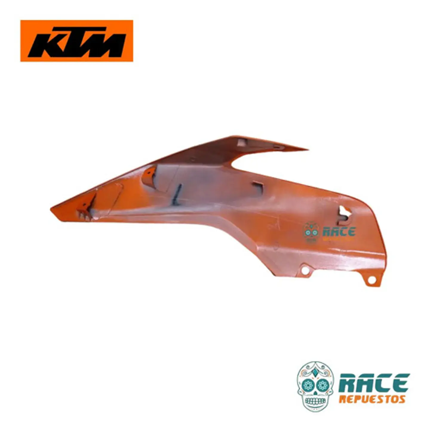 Tapa Tanque Derecha Naranja Ktm Duke 250 Original Nuevo 2