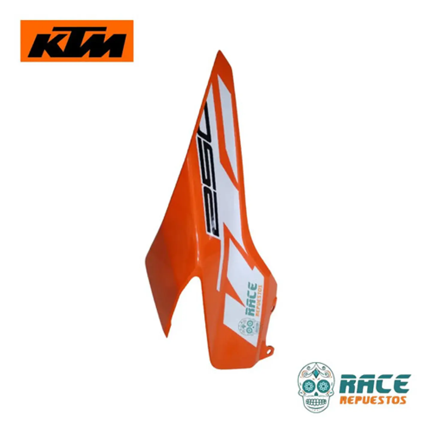 Tapa Tanque Derecha Naranja Ktm Duke 250 Original Nuevo 4