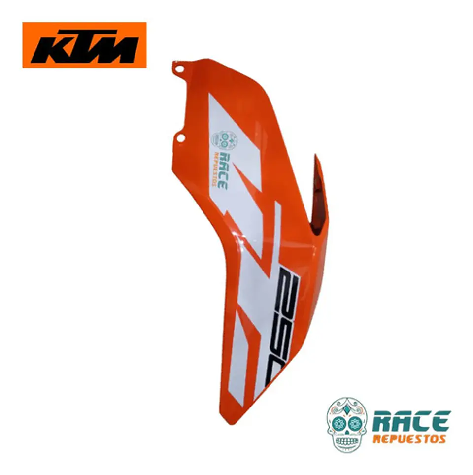 Tapa Tanque Derecha Naranja Ktm Duke 250 Original Nuevo 6
