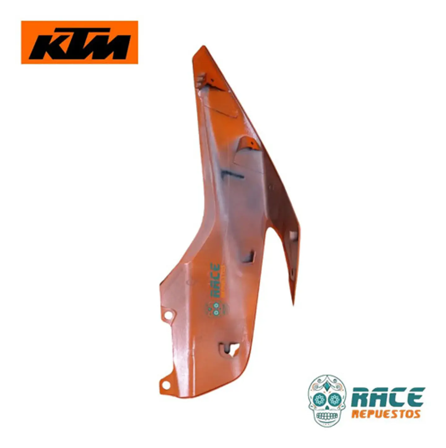 Tapa Tanque Derecha Naranja Ktm Duke 250 Original Nuevo 7