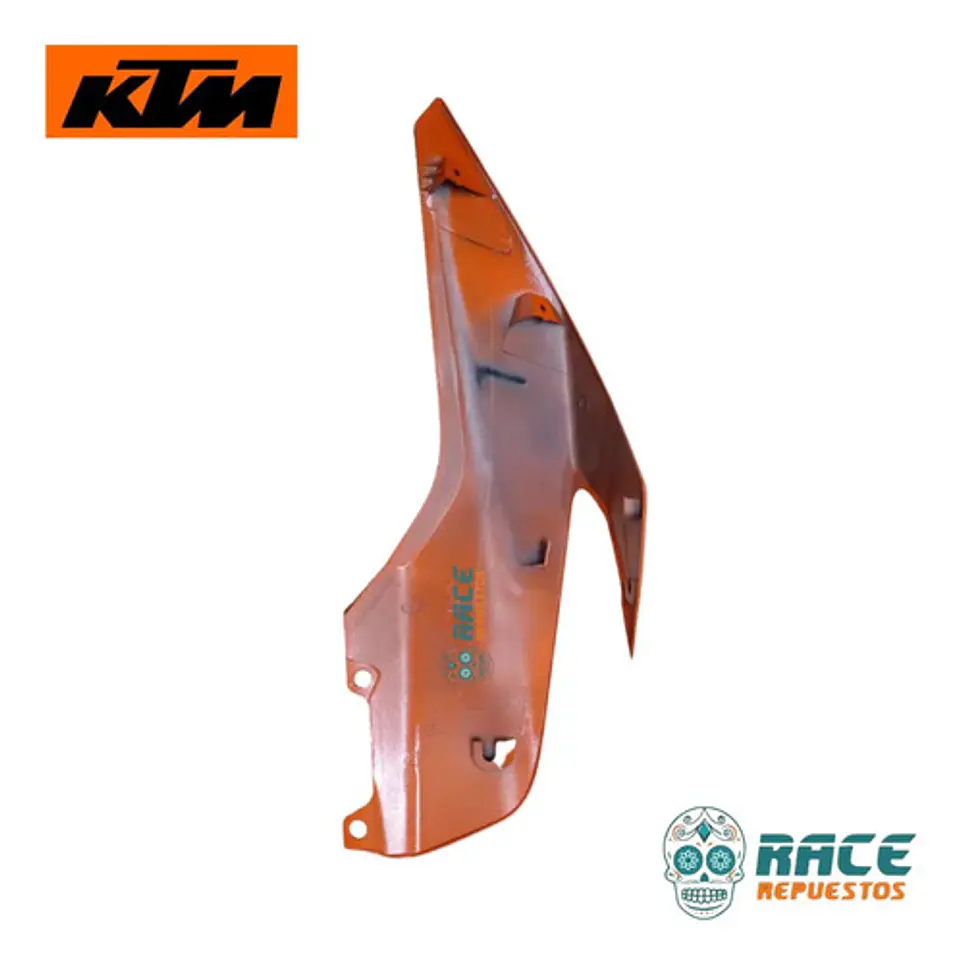 Tapa Tanque Derecha Naranja Ktm Duke 250 Original Nuevo 7
