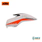 Tapa Tanque Derecha Ktm Duke 390 Original Nueva Blanco Con Detalles Naranjas - Miniatura 8