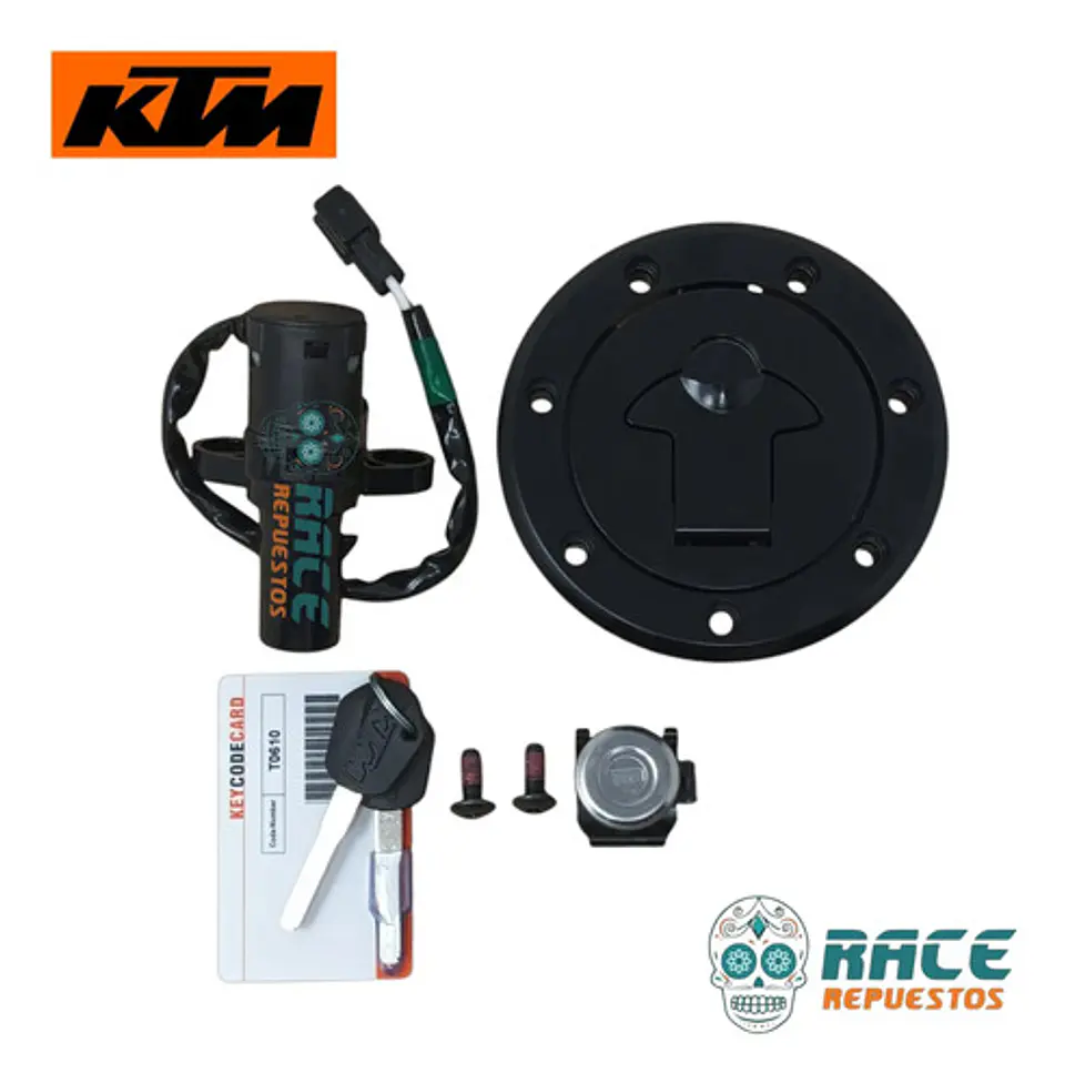 Kit Chapa Encendido Rc 200 Original Nuevo 1