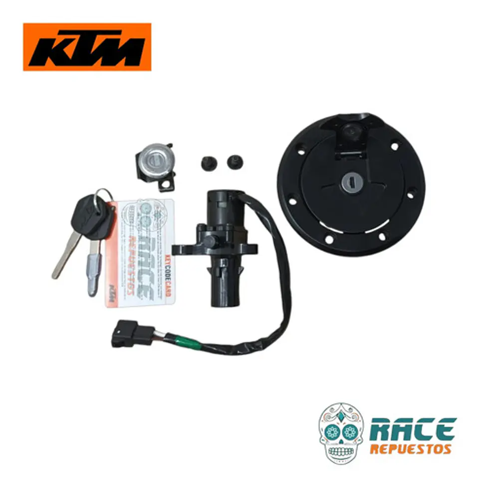 Kit Chapa Encendido Rc 200 Original Nuevo 5