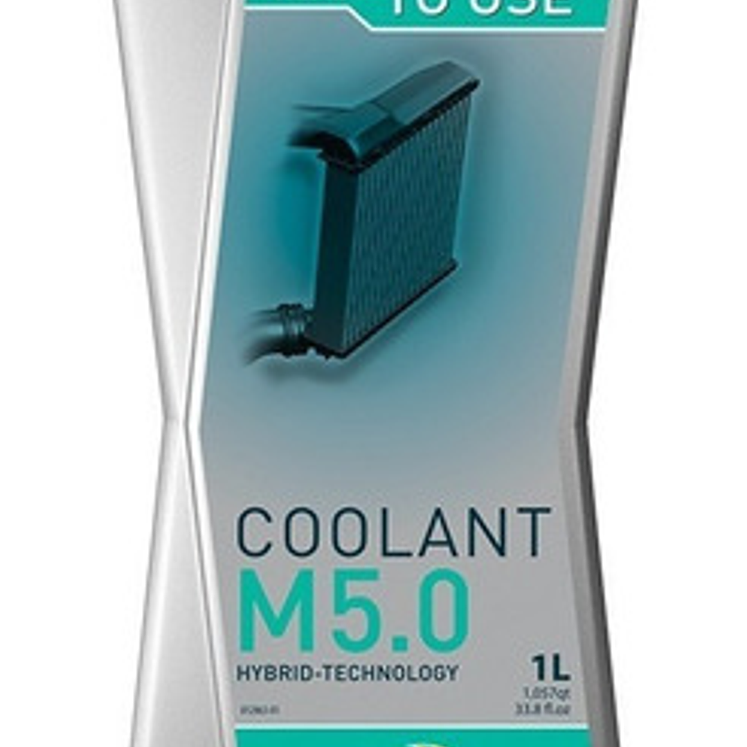 Aceite Motorex Anticongelante M5.0 Listo Para Usar Turquesa 1