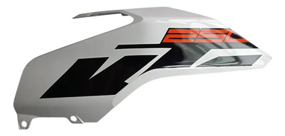Tapa Tanque Derecha Blanca Duke 250 Original Nuevo 1