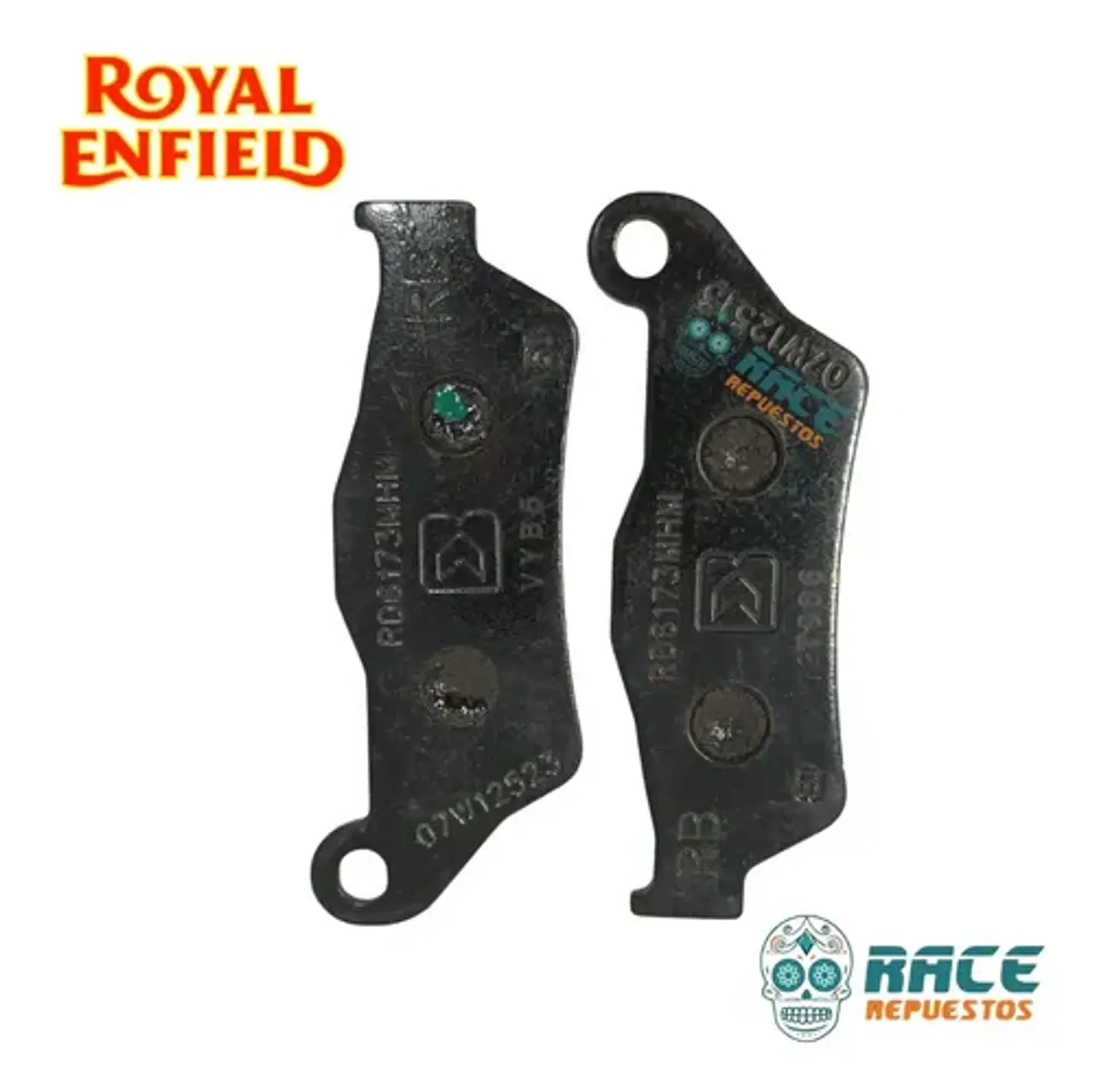 Kit Pastillas De Freno Royal Enfield Classic Original Nuevo 4