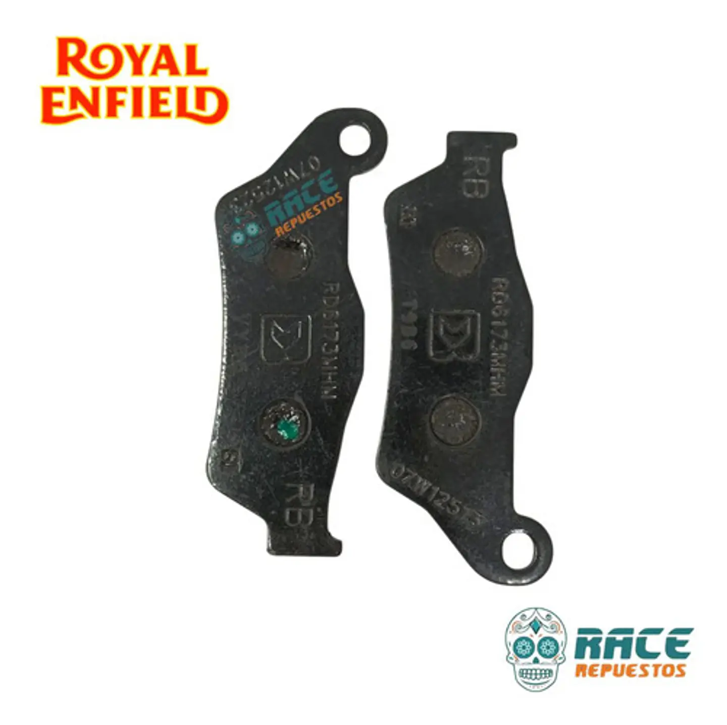 Kit Pastillas De Freno Royal Enfield Classic Original Nuevo 5
