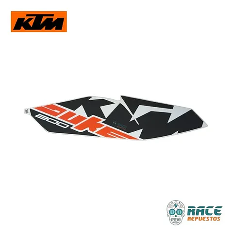 Calcomanía Tapa Tanque Izquierda Ktm Duke 200 Original